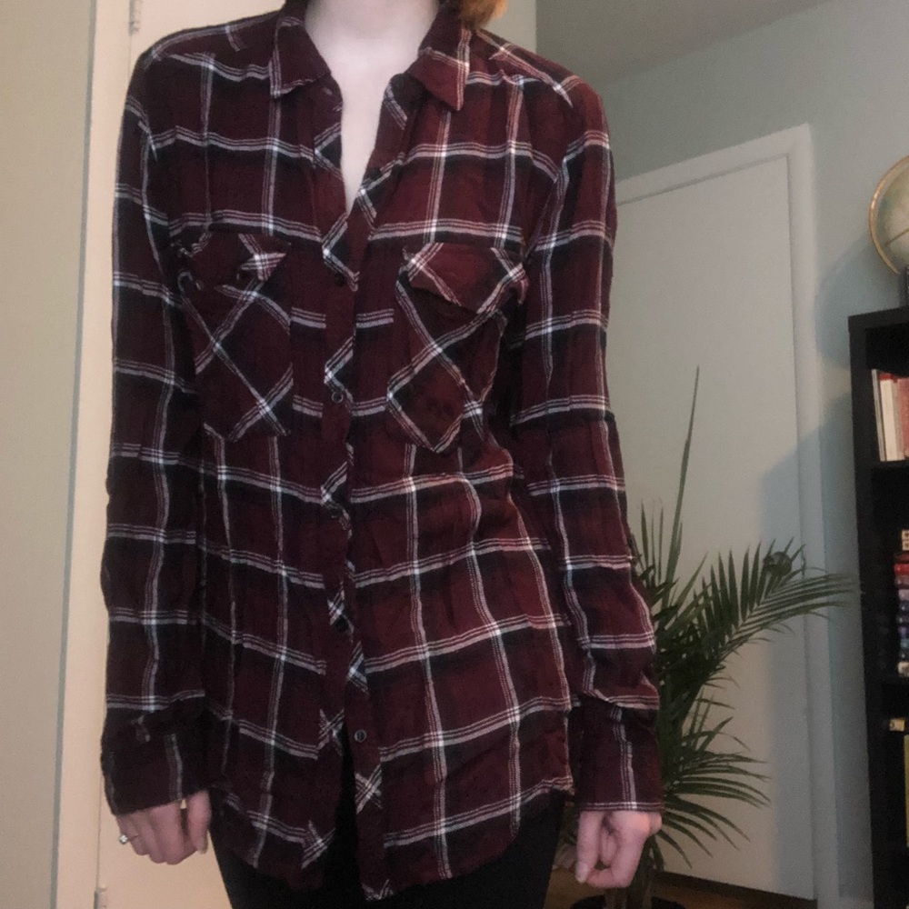 Burgundy Flannel